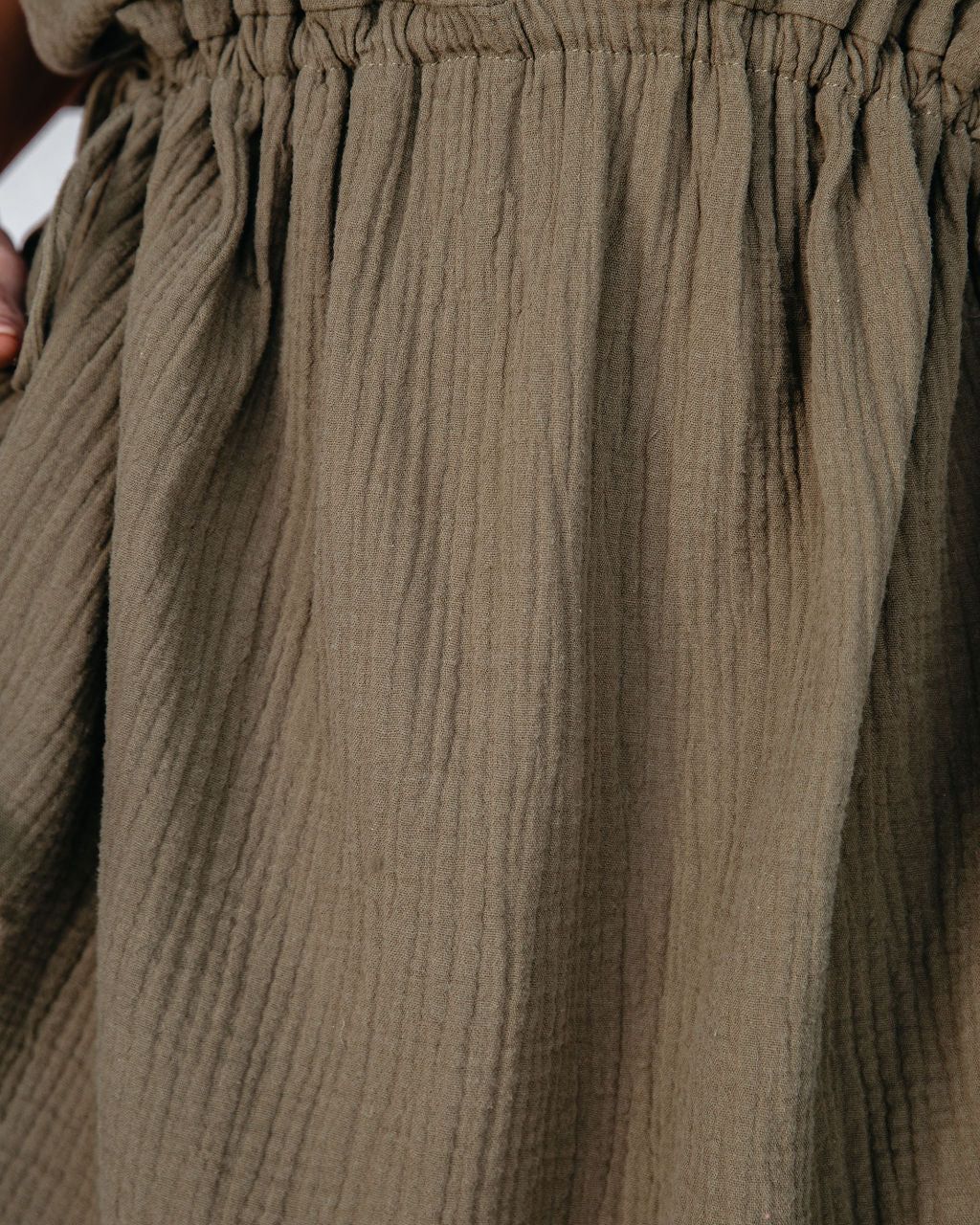 Remy Cotton Pocketed Shirt Dress - Olive - FINAL SALE sold by Vici product image thumbnail 5