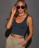 Elana Seamless Ribbed Crop Tank sold by Vici