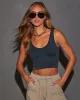 Elana Seamless Ribbed Crop Tank sold by Vici