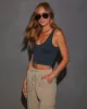 Elana Seamless Ribbed Crop Tank sold by Vici