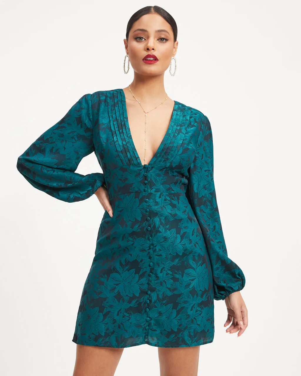 Rare Kind Floral Mini Dress sold by Vici product image thumbnail 3