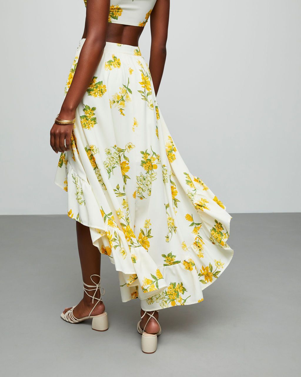 Summer Meadows Floral Midi Skirt sold by Vici product image thumbnail 2