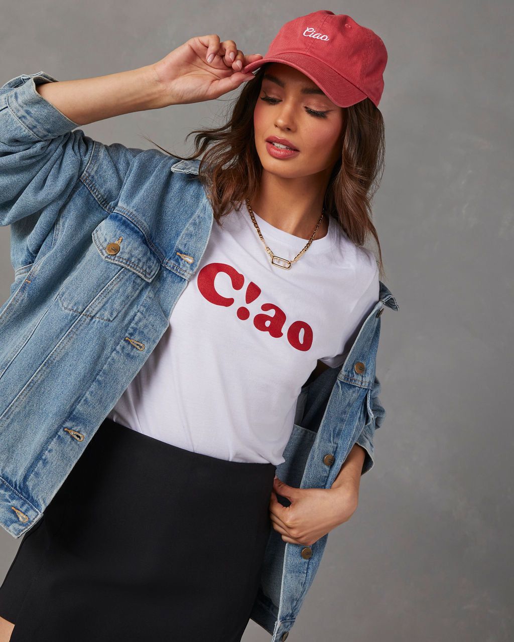 Ciao Cotton Tee sold by Vici product image thumbnail 3