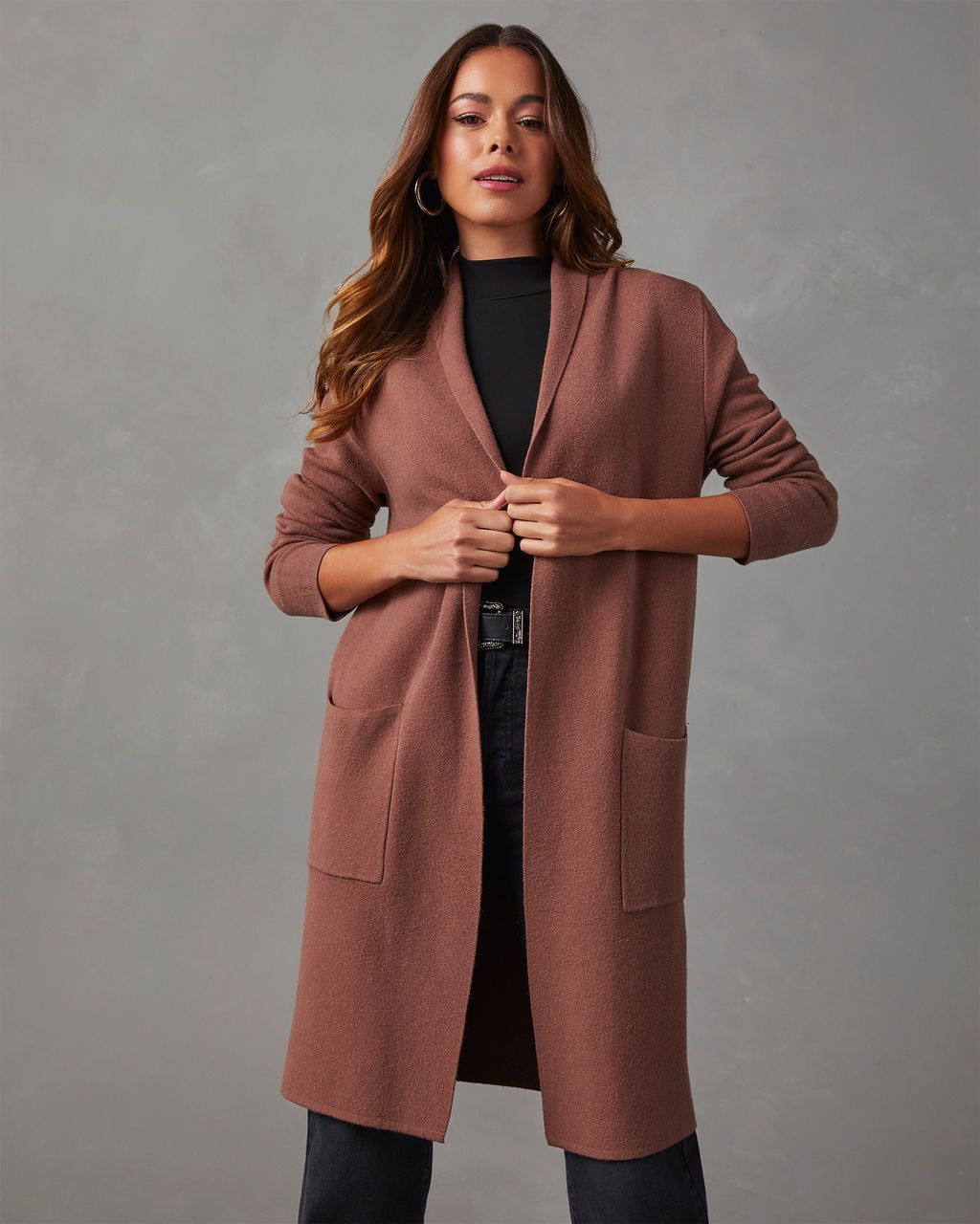 Kassie Pocketed Duster Cardigan sold by Vici product image thumbnail 2