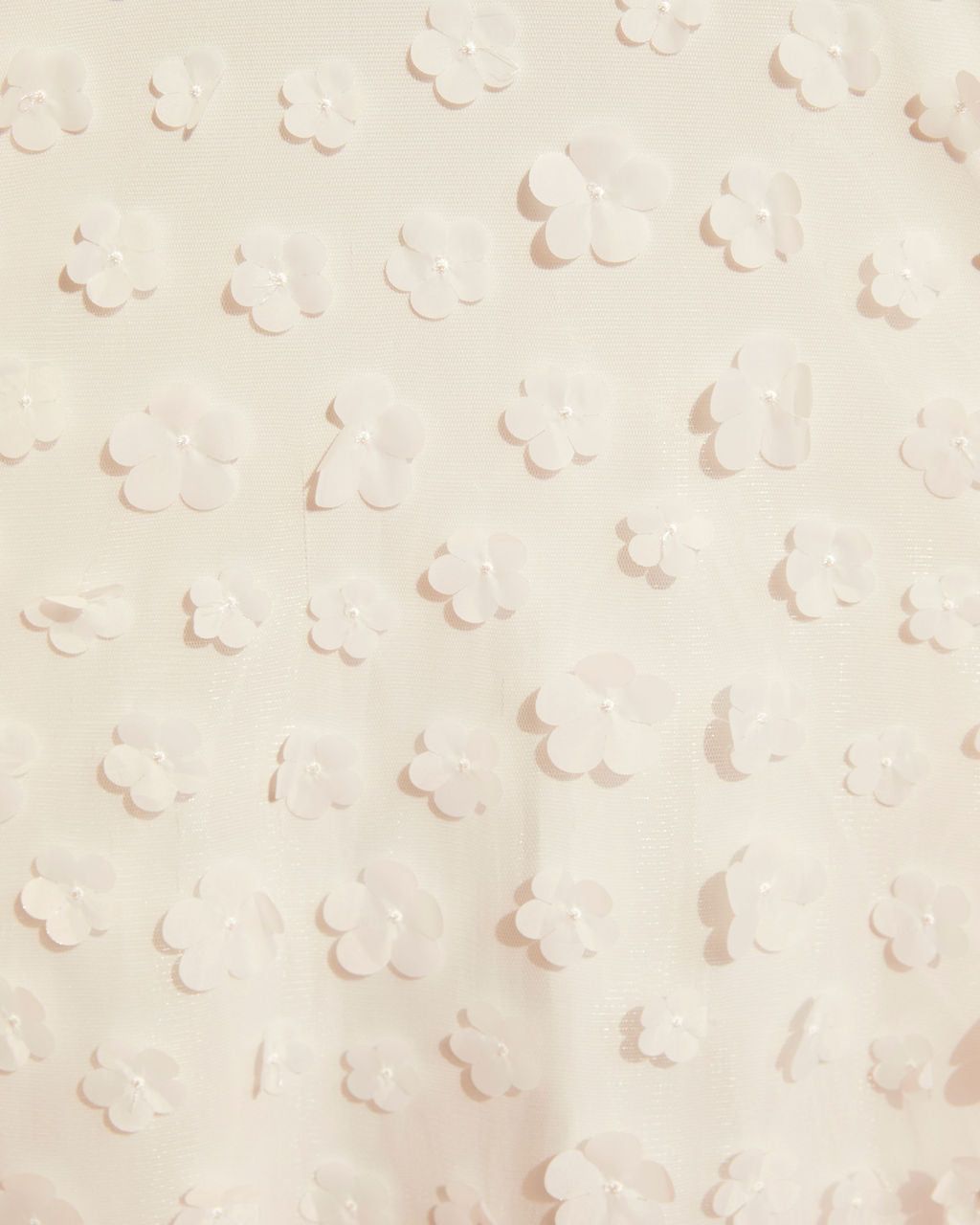 Niari Floral Embellished Halter Mini Dress - Off White - FINAL SALE sold by Vici product image thumbnail 3