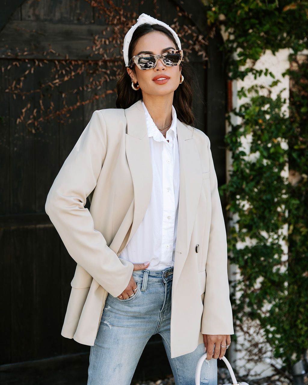 Whinn Pocketed Blazer - Tan - SALE sold by Vici product image thumbnail 7