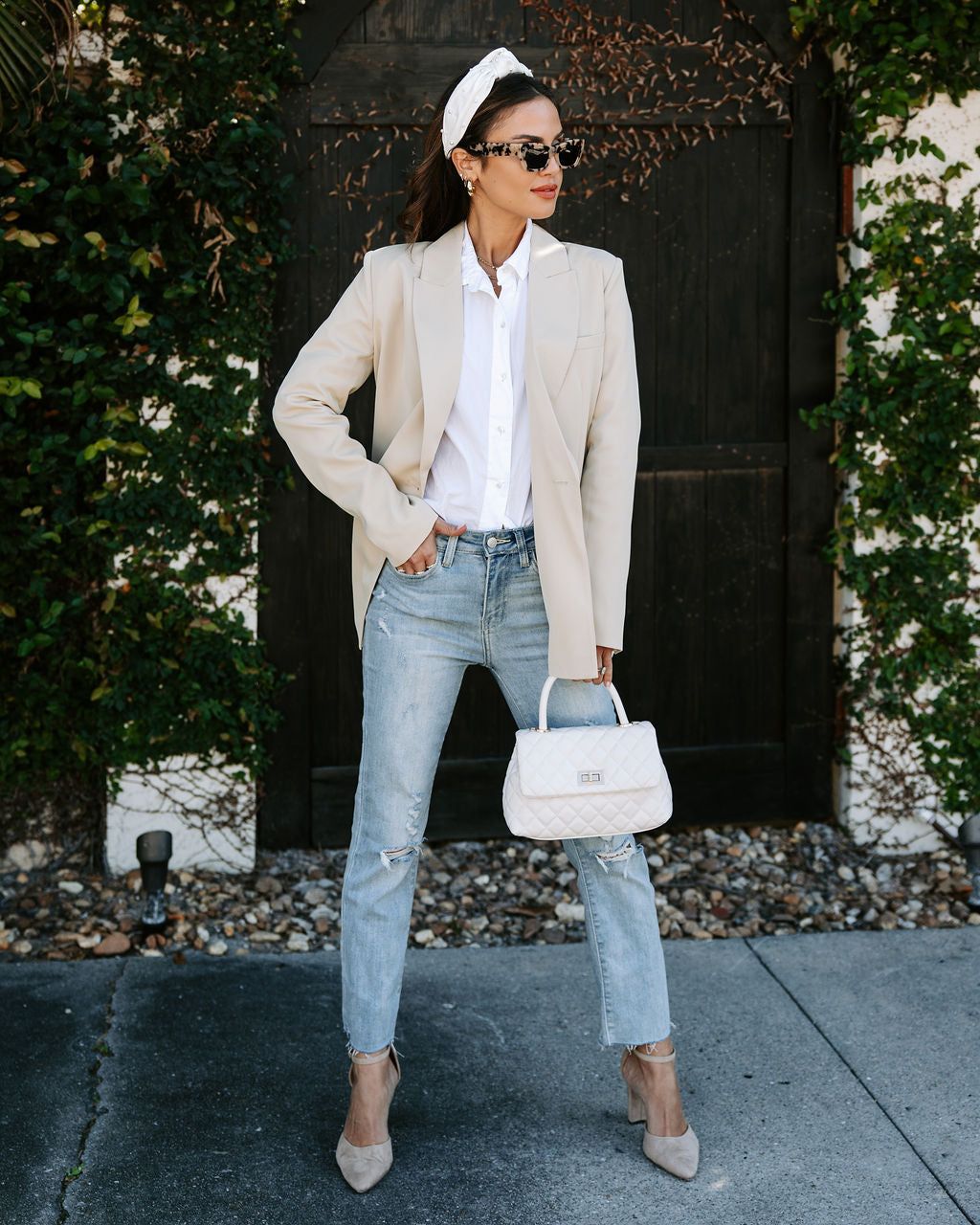 Whinn Pocketed Blazer - Tan - SALE sold by Vici product image thumbnail 3