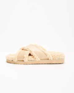 Billini Zelie Slides - Beige sold by Vici