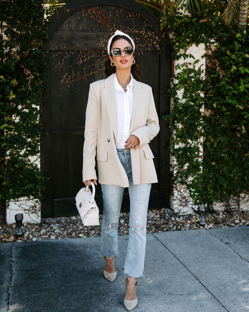 Whinn Pocketed Blazer - Tan - SALE sold by Vici product image thumbnail 6