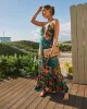 Ophira Tropical Print Maxi Dress sold by Vici