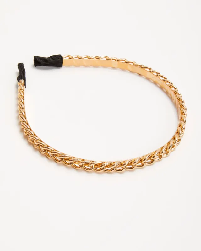Harlie Chain Headband sold by Vici
