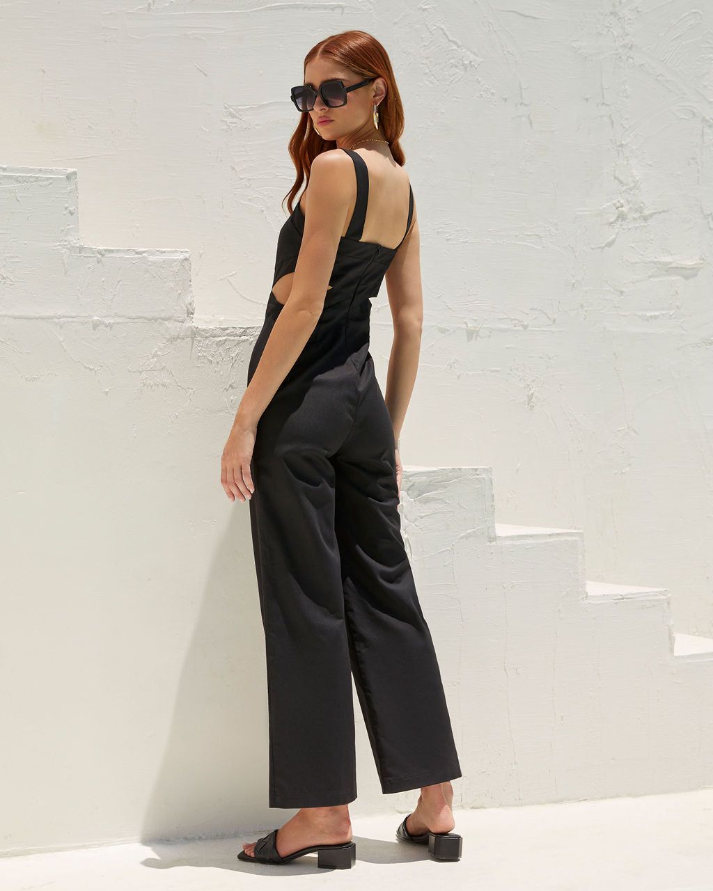 After Dark Cutout Jumpsuit - Black - FINAL SALE sold by Vici product image thumbnail 5