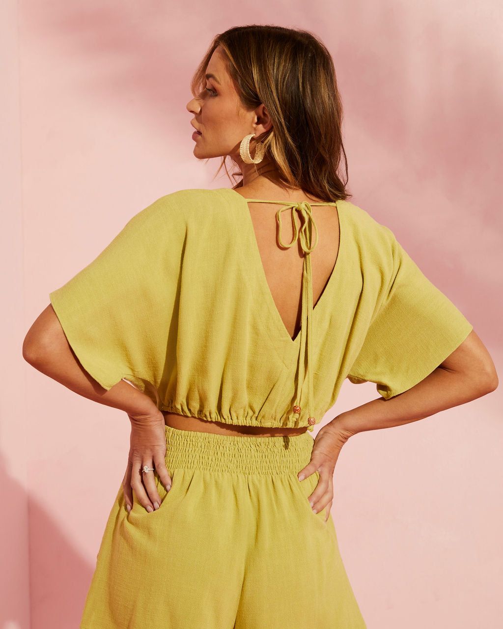 Laine Draped Crop Top sold by Vici product image thumbnail 2