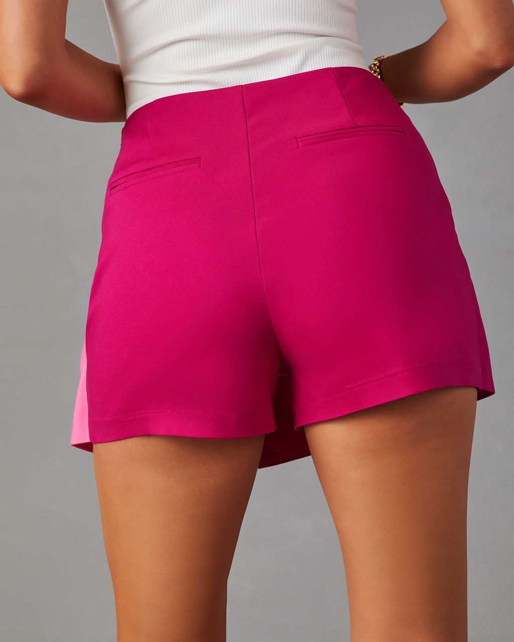 Double Take Colorblock Skort - Fuchsia/Pink - FINAL SALE sold by Vici product image thumbnail 2