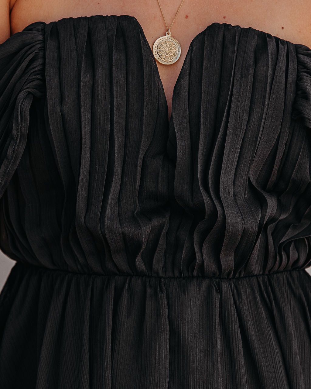 Liveliest Off The Shoulder Asymmetrical Dress - Black - FINAL SALE sold by Vici product image thumbnail 8