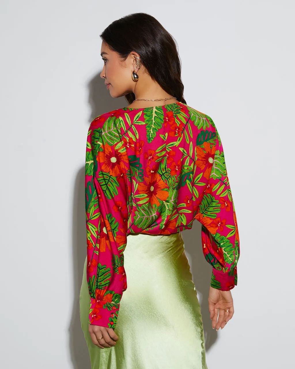 Neiva Tropical Long Sleeve Blouse sold by Vici product image thumbnail 4