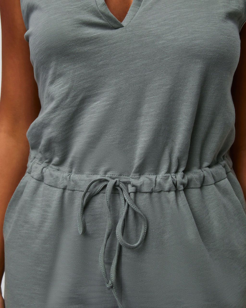 Faby Cotton Pocketed Drawstring Jumpsuit sold by Vici product image thumbnail 3