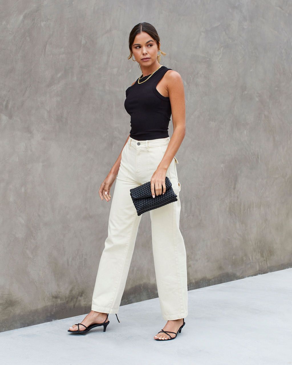 Forever Thing Ribbed Crop Tank - Black - FINAL SALE sold by Vici product image thumbnail 5