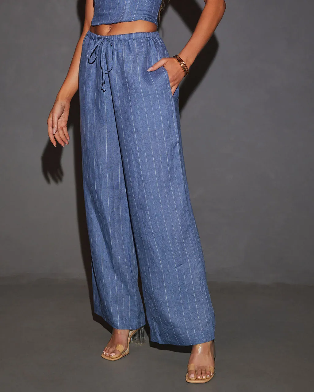 Eleanora High Rise Straight Leg Pants sold by Vici product image thumbnail 5