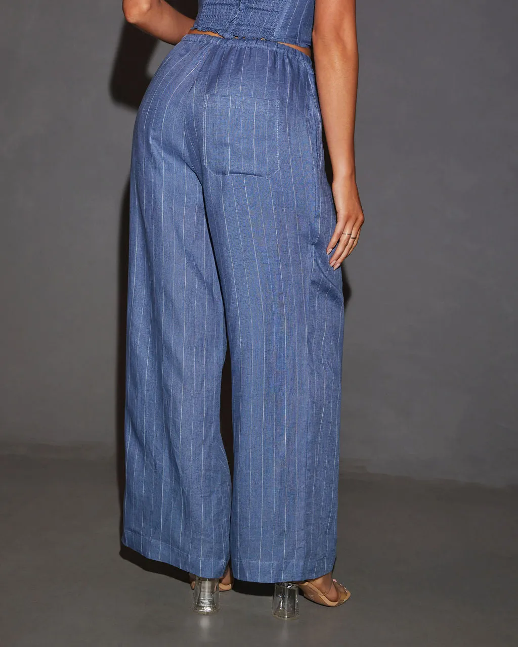 Eleanora High Rise Straight Leg Pants sold by Vici product image thumbnail 4