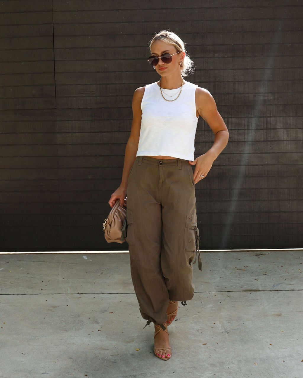 Kara Cotton Tank - White - FINAL SALE sold by Vici product image thumbnail 7