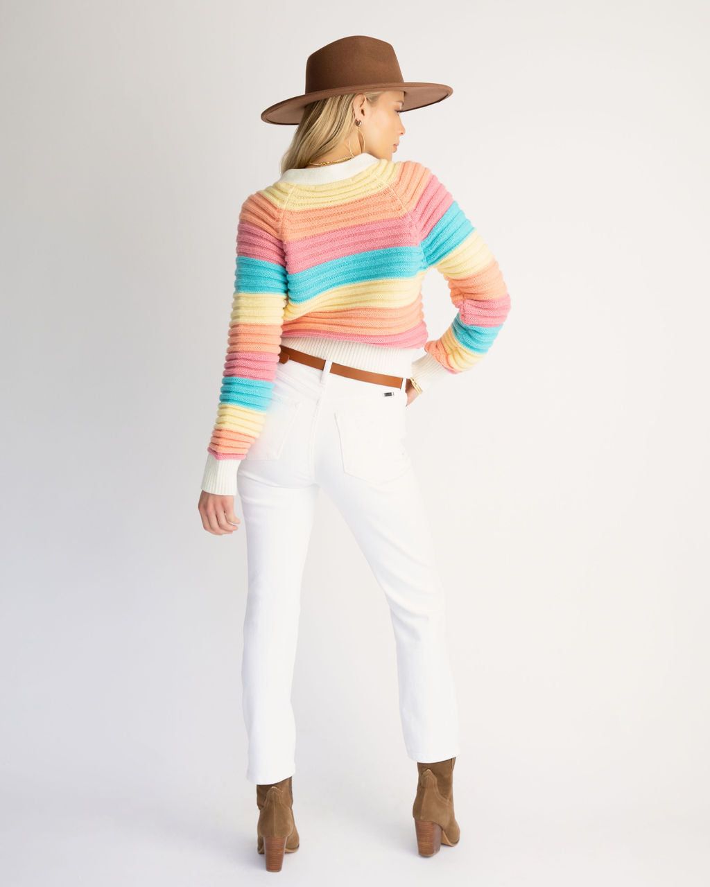Sky High Striped Cardigan sold by Vici product image thumbnail 4