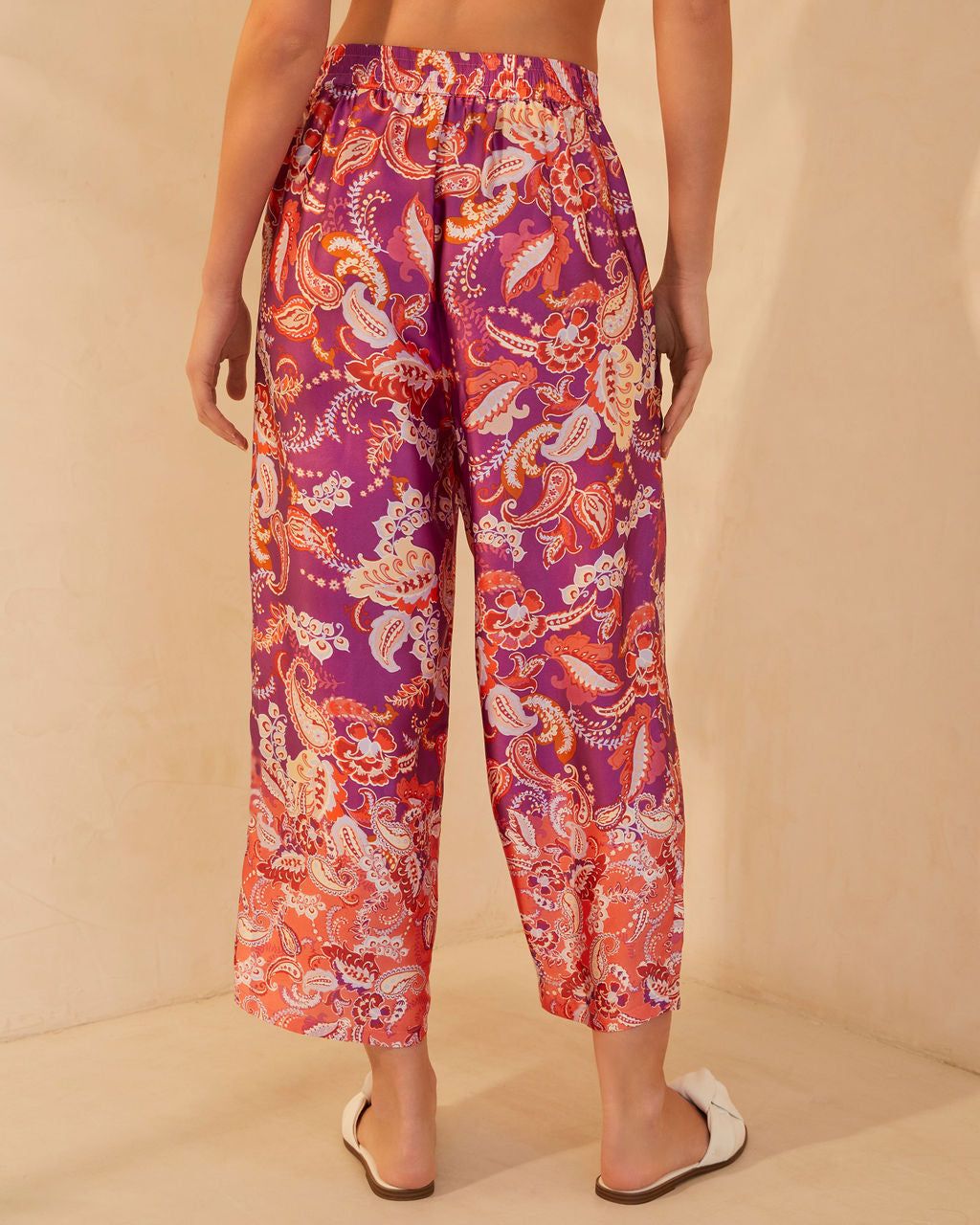 Merryn Satin Wide Leg Pants - Plum - FINAL SALE sold by Vici product image thumbnail 2