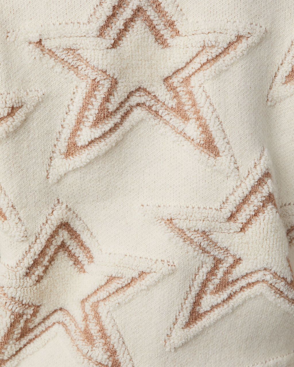 Celestial Chic Star Embossed Sweater - Cream sold by Vici product image thumbnail 5