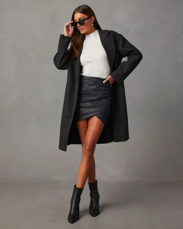 Neyomi Coat - Black sold by Vici