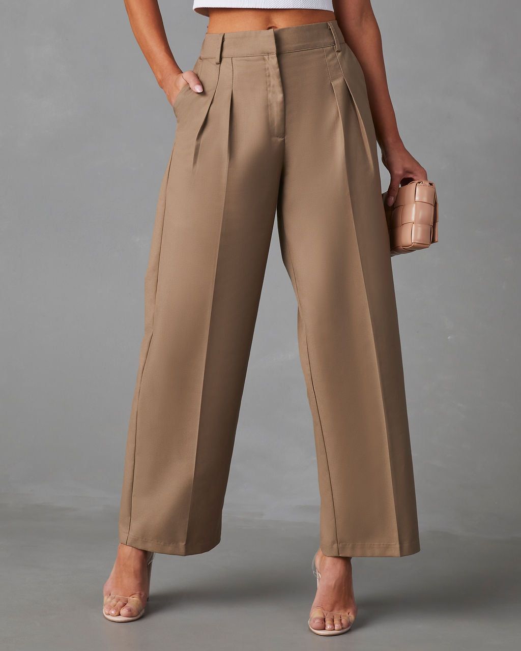 Diani Pleated Wide Leg Trouser Pants sold by Vici product image thumbnail 2