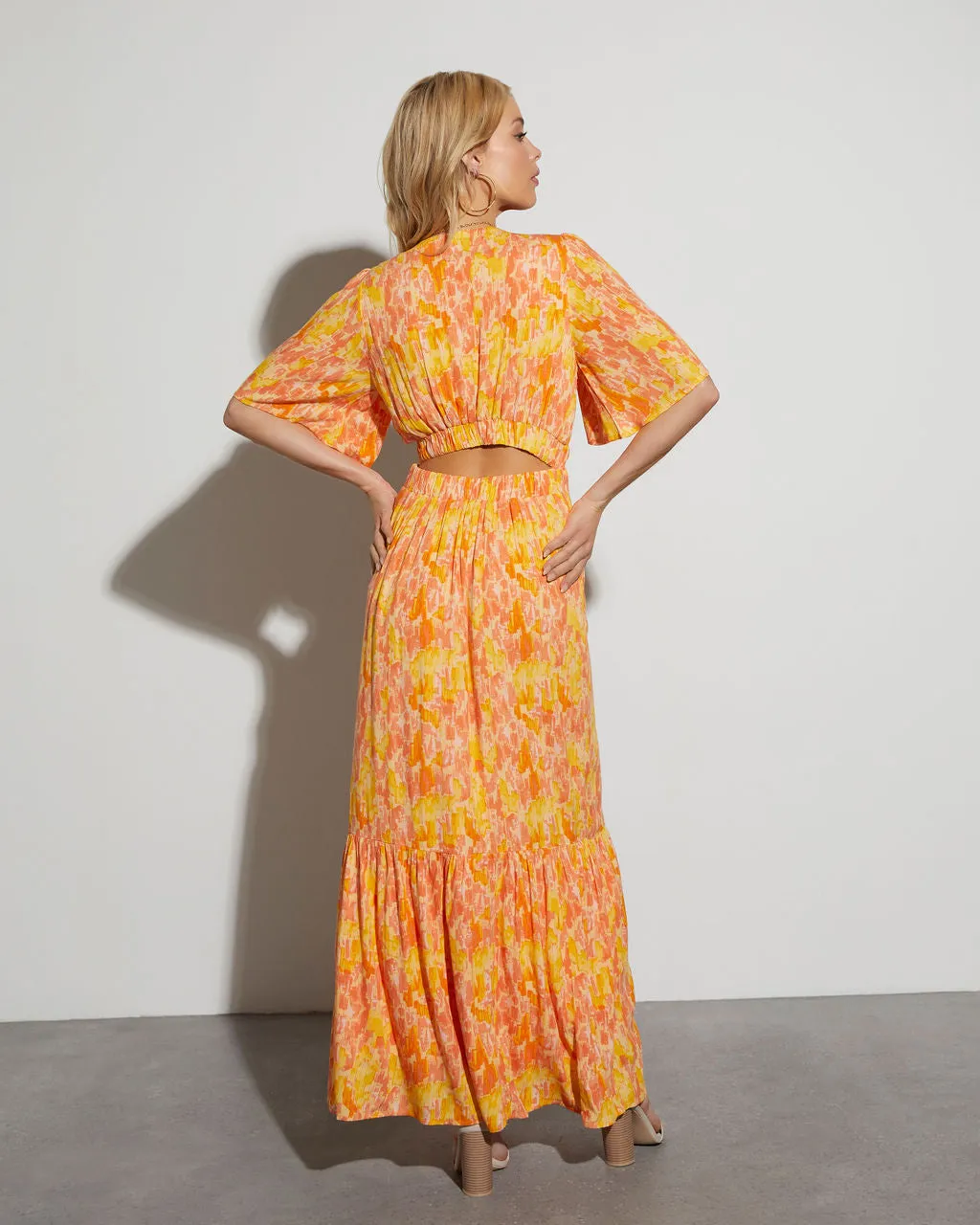 Ginger Tropical Maxi Dress sold by Vici product image thumbnail 4