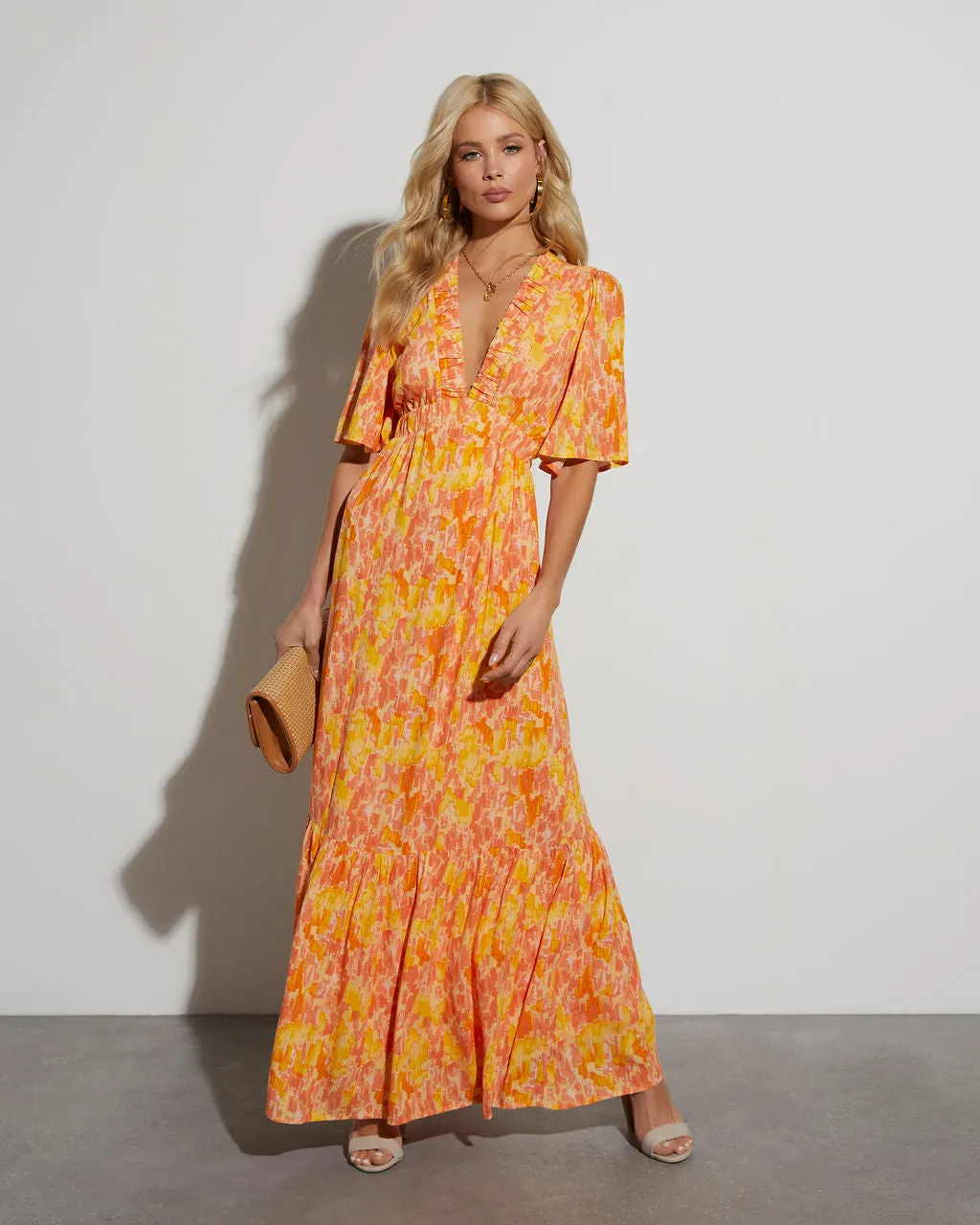 Ginger Tropical Maxi Dress sold by Vici product image thumbnail 2