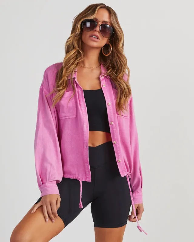 Ashmead Button Down Top sold by Vici