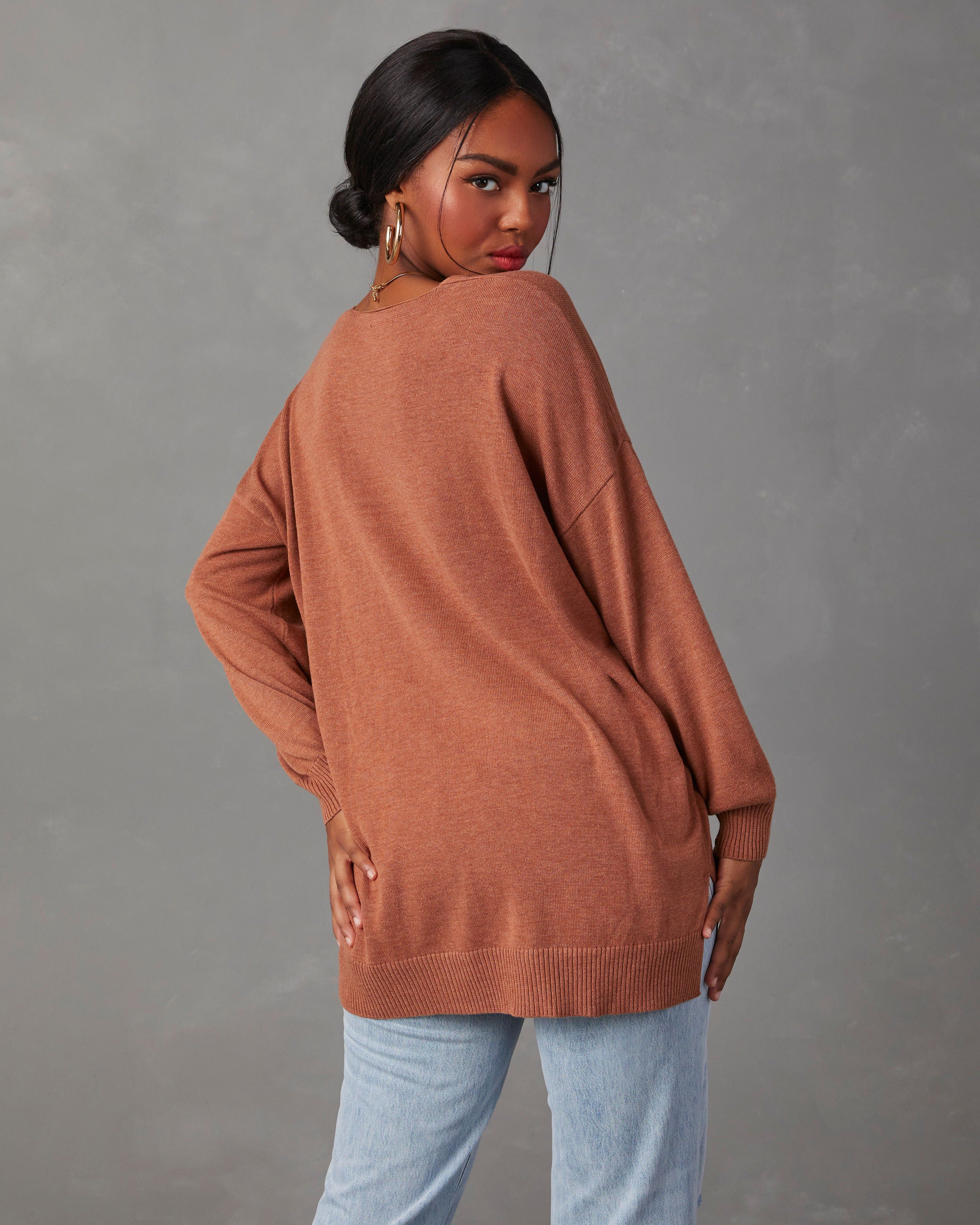 Phinney Lightweight Sweater - Brown - SALE sold by Vici product image thumbnail 4