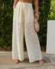 Elda Pocketed Lace Wide Leg Pant sold by Vici