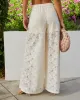 Elda Pocketed Lace Wide Leg Pant sold by Vici