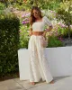 Elda Pocketed Lace Wide Leg Pant sold by Vici