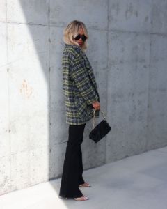Please Stand Up Pocketed Plaid Coat - LAST CHANCE sold by Vici