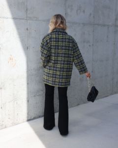 Please Stand Up Pocketed Plaid Coat - LAST CHANCE sold by Vici