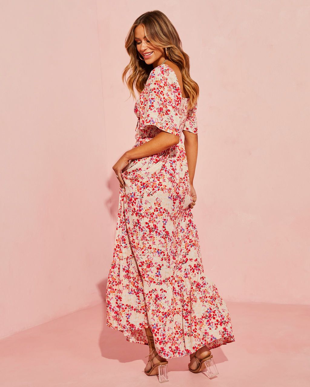 Keana Floral Maxi Dress sold by Vici product image thumbnail 2