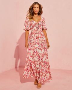 Keana Floral Maxi Dress sold by Vici