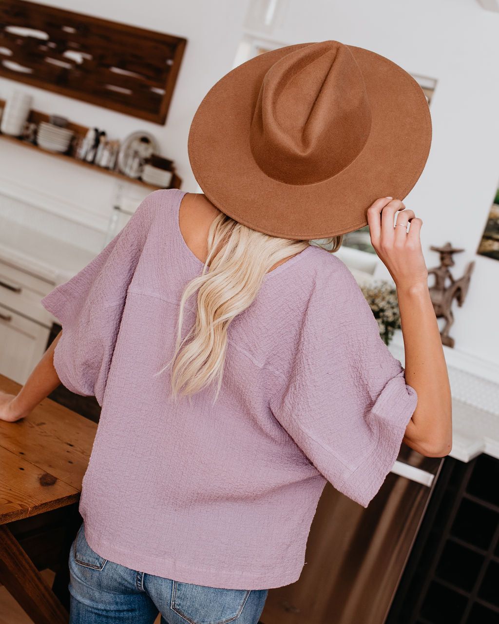Destiny Cotton Top - Lavender Haze - FINAL SALE sold by Vici product image thumbnail 9