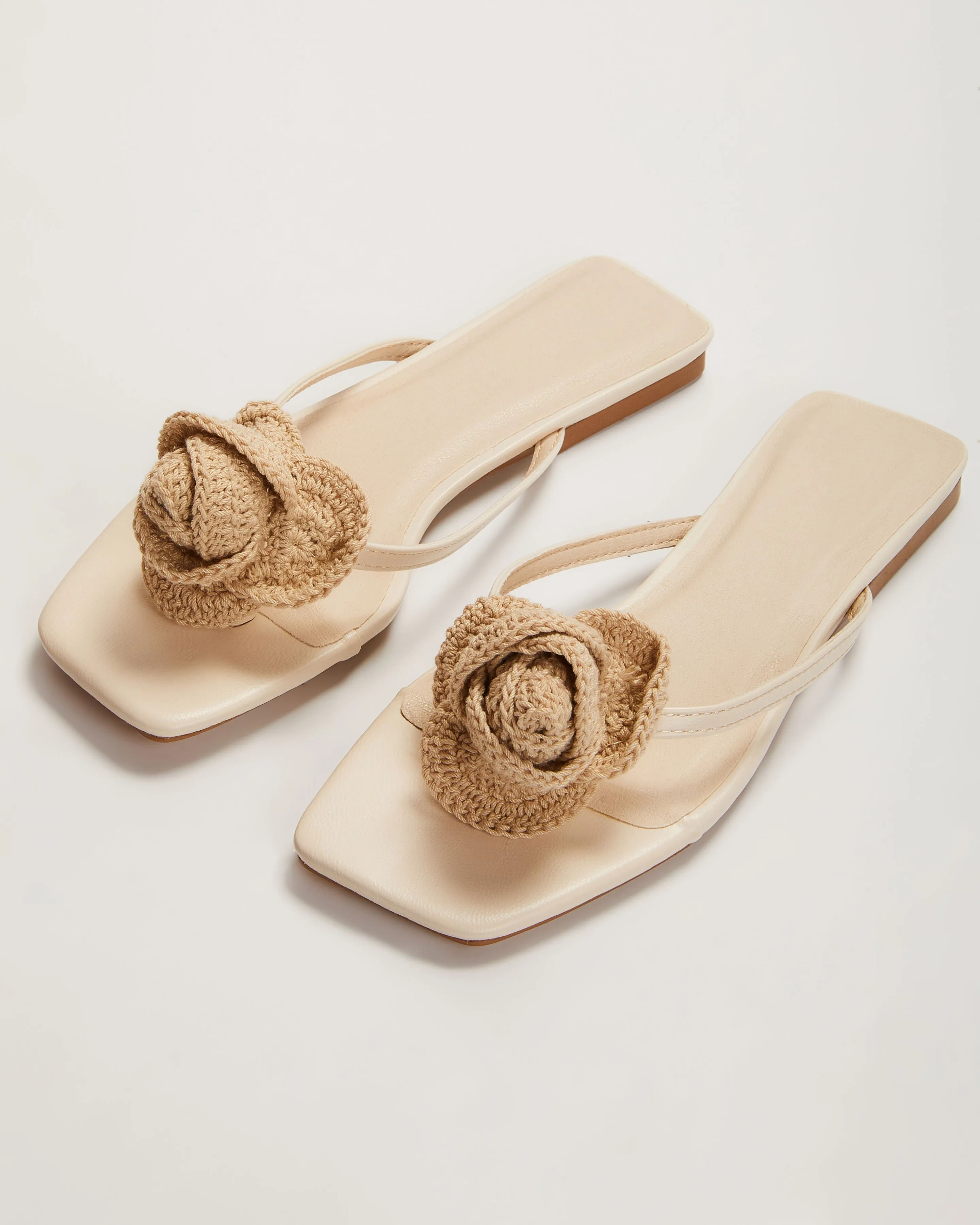Idella Rosette Detail Flat Sandal sold by Vici product image thumbnail 2