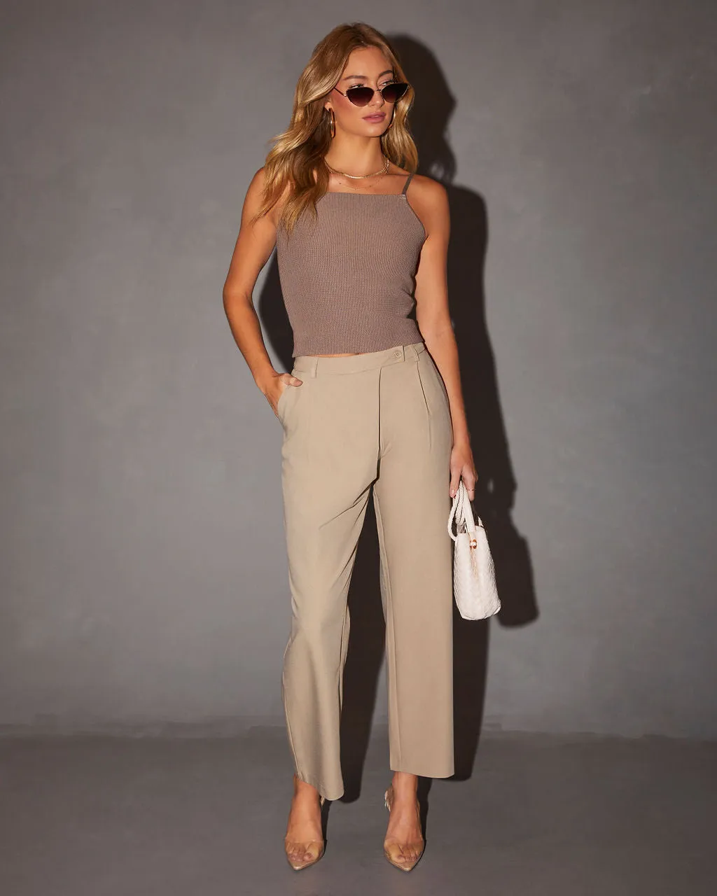 Sophisticated Lady Ribbed Knit Tank sold by Vici product image thumbnail 2