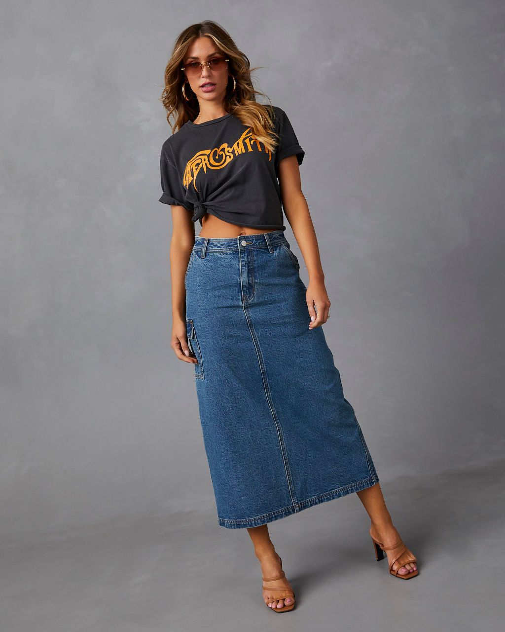 Aerosmith Cotton Tee - Charcoal - SALE sold by Vici