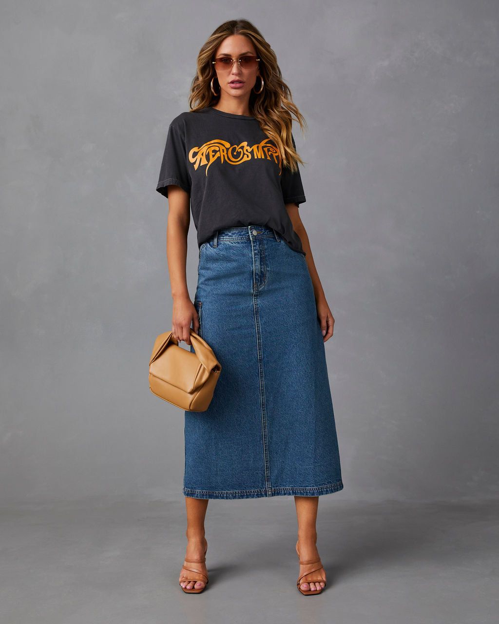 Aerosmith Cotton Tee - Charcoal - SALE sold by Vici product image thumbnail 5