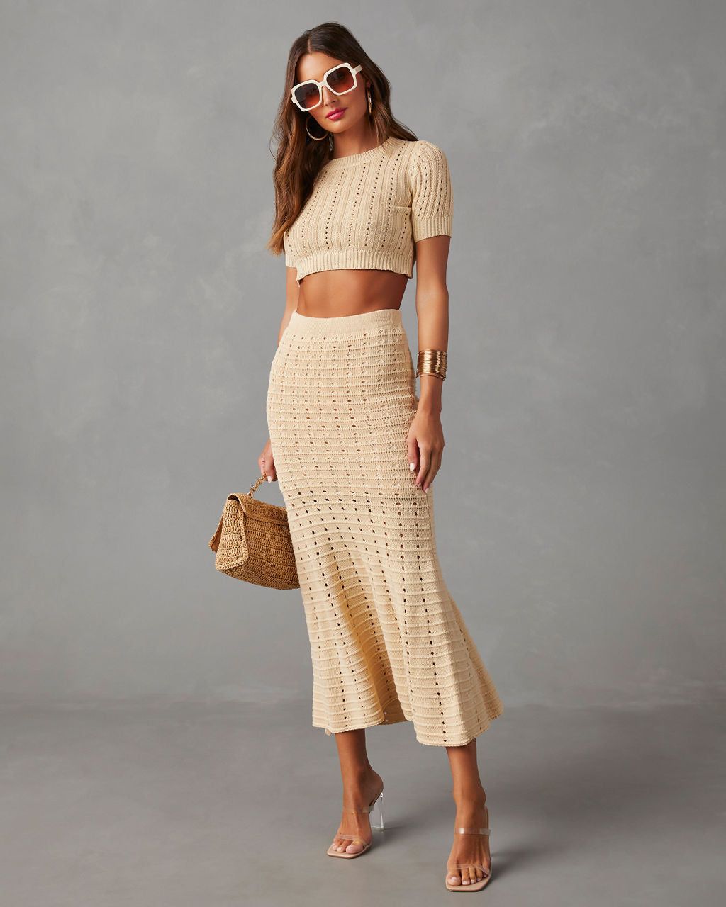 Joplin Cotton Short Sleeve Crop Top sold by Vici product image thumbnail 2