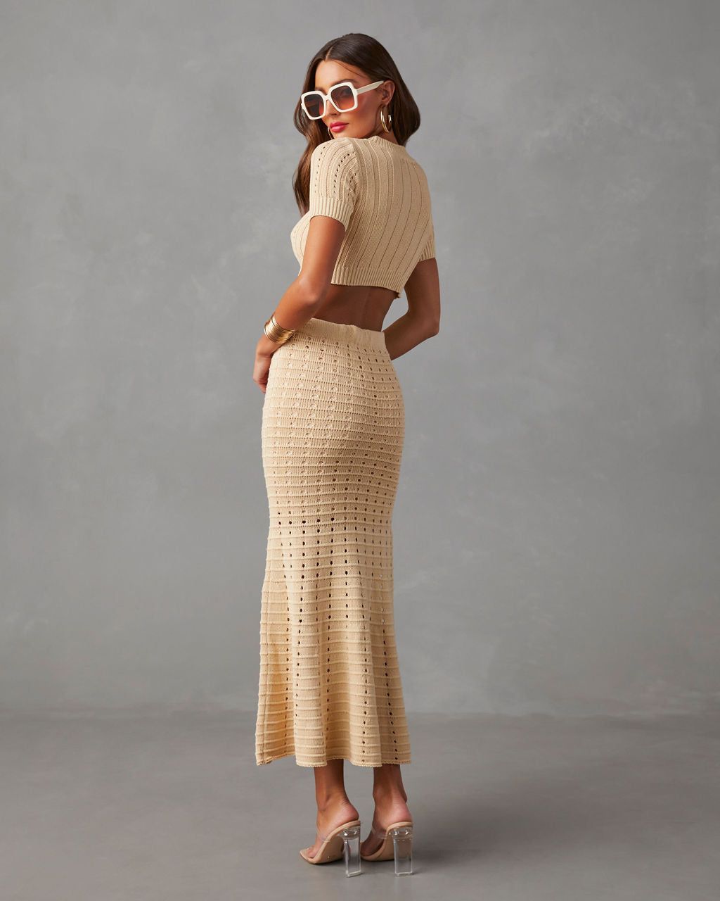 Joplin Cotton Short Sleeve Crop Top sold by Vici product image thumbnail 4