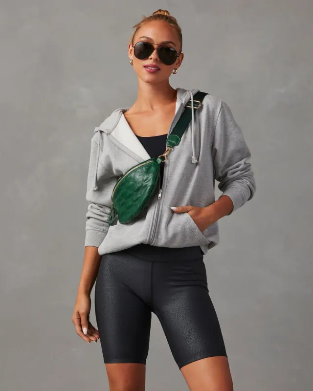 VICI Zip Up Oversized Hoodie - Grey sold by Vici