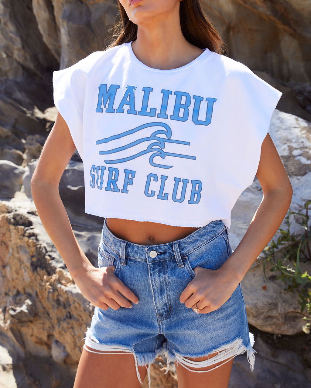 Malibu Surf Club Cotton Muscle Tee sold by Vici product image thumbnail 2